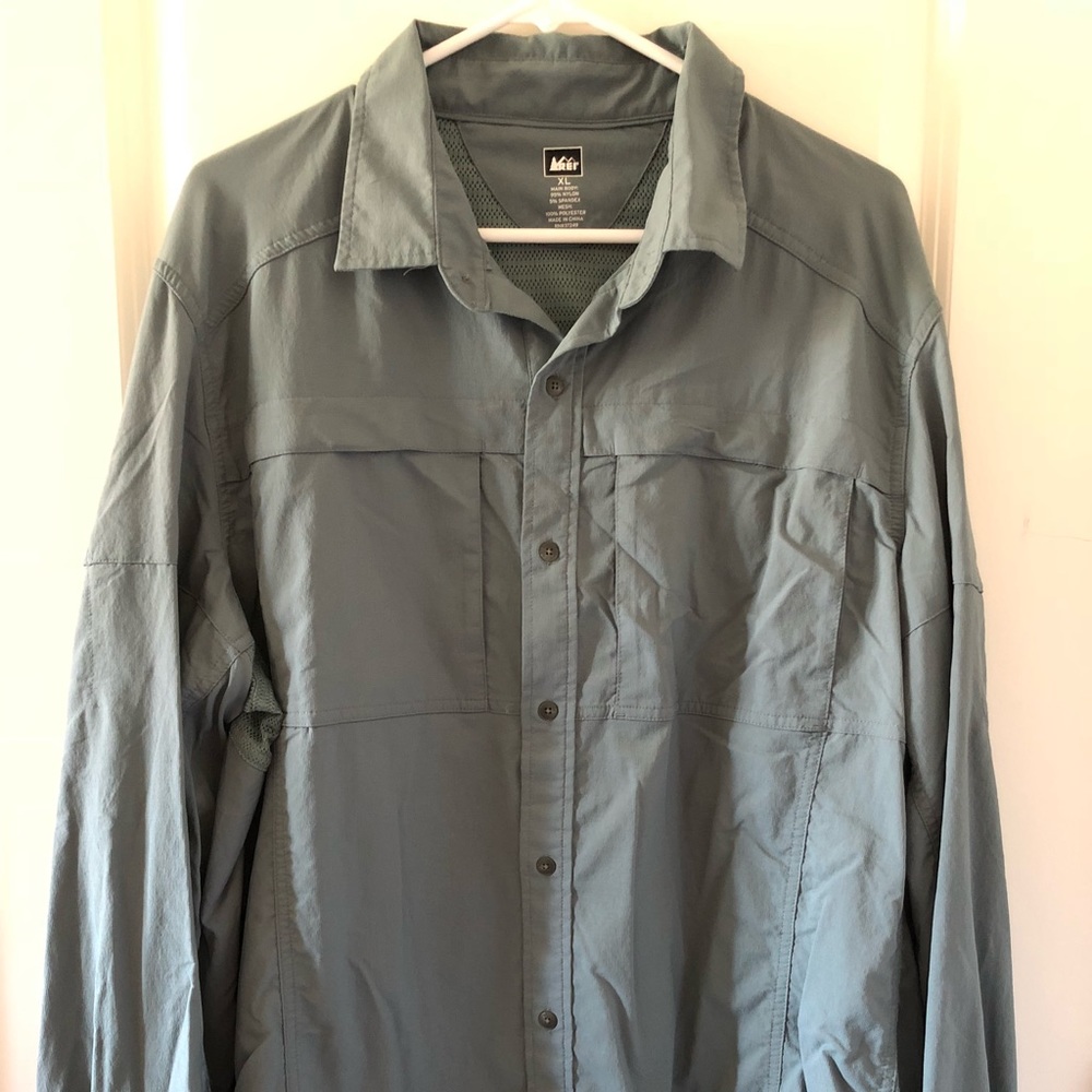 Men’s REI Sahara XL Breathable Collared Shirt